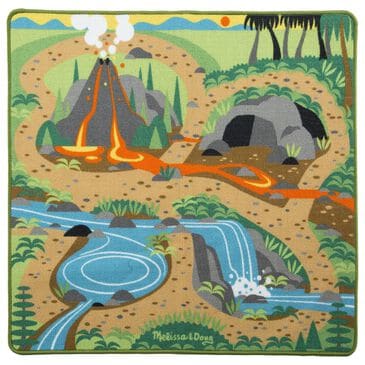 Melissa & Doug Prehistoric Playground Dinosaur Rug, , large