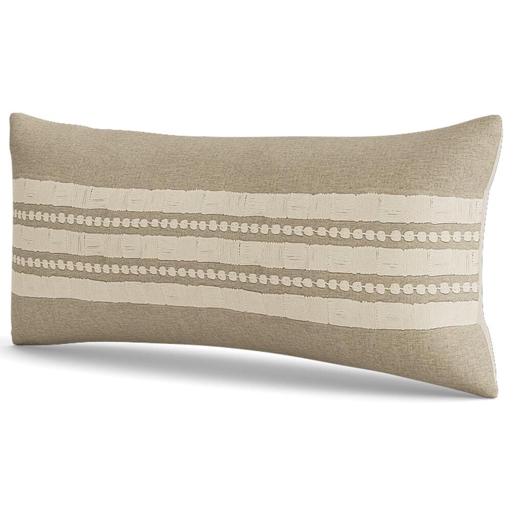 Ann Gish Echelon 16" x 36" Lumbar Throw Pillow in Natural, , large