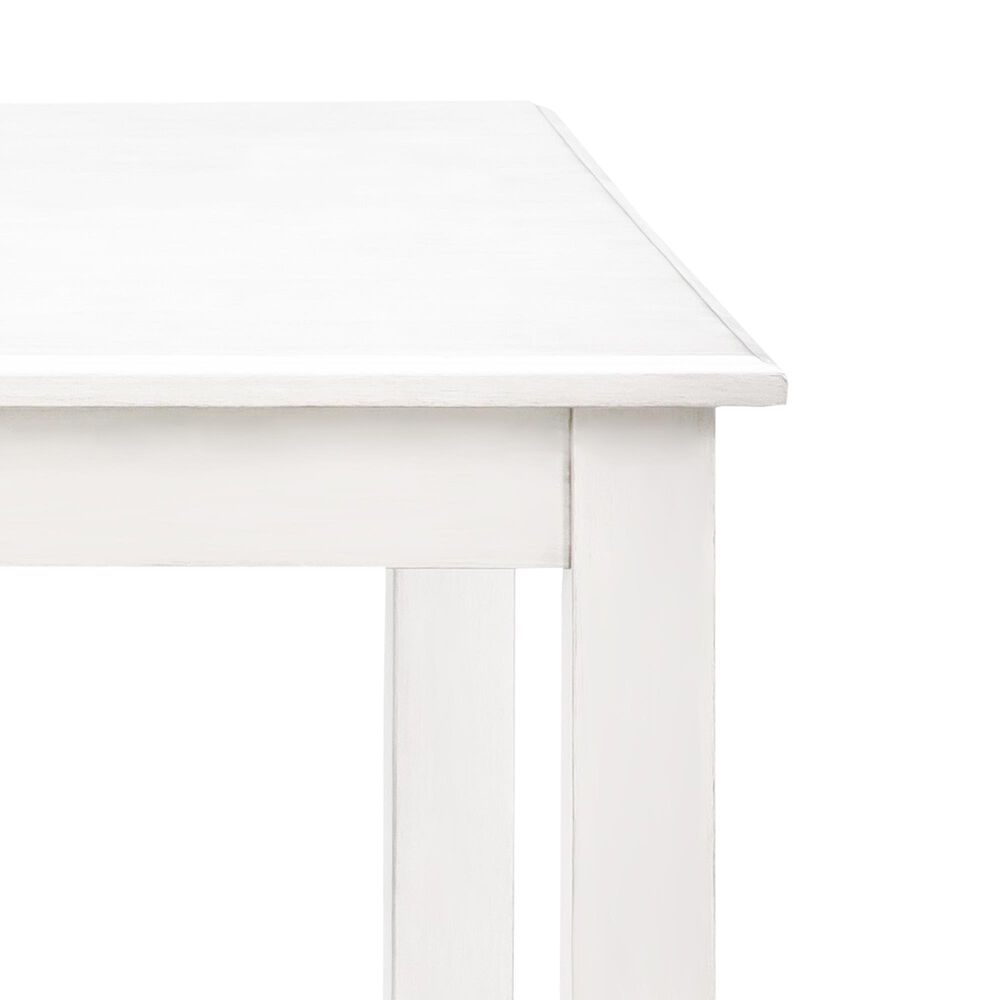 Abbyson Walker 5-Piece Square Counter Height Dining Set in White , , large