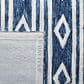 Safavieh Micro-Loop MLP153N 2"3" x 7" Navy and Ivory Runner, , large
