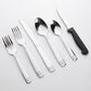 Gibson Home Palmore Plus 24-Piece Flatware Set in Stainless Steel, , large