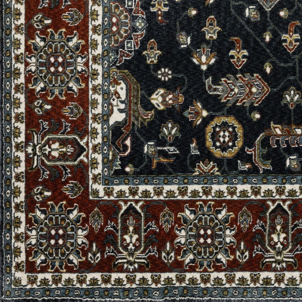 Oriental Weavers Vivian VI05A 2&#39;3&quot; x 7&#39;6&quot; Blue Runner, , large