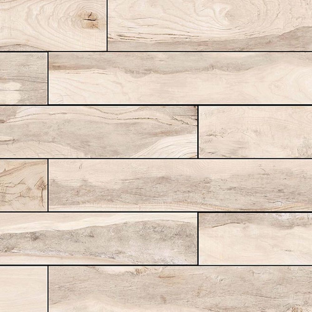 Mediterranea Backwoods Country Oak 6" x 36" Porcelain Tile, , large