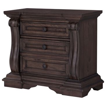 Sasha Lee Bellmeade 3-Drawer Nightstand in Distressed Medium Oak, , large