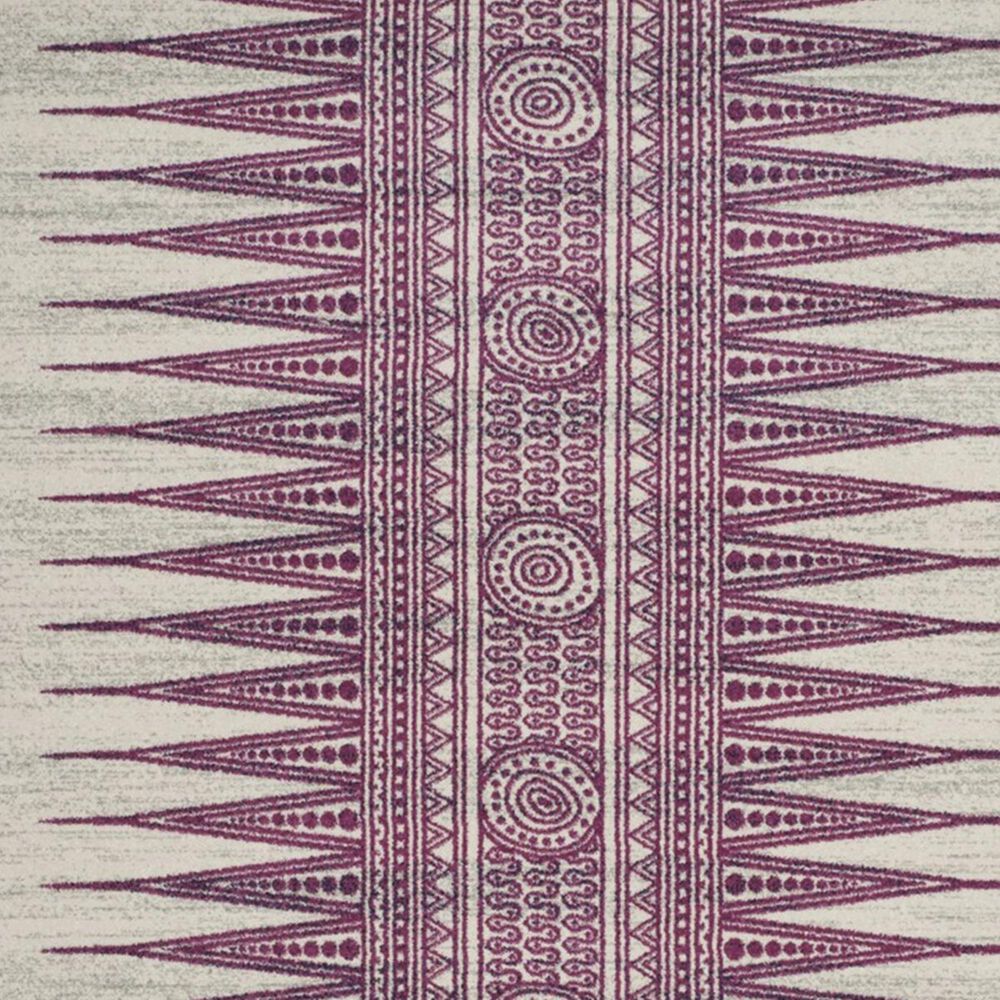 Safavieh Evoke EVK226F 5"1" x 7"6" Ivory and Fuchsia Area Rug, , large