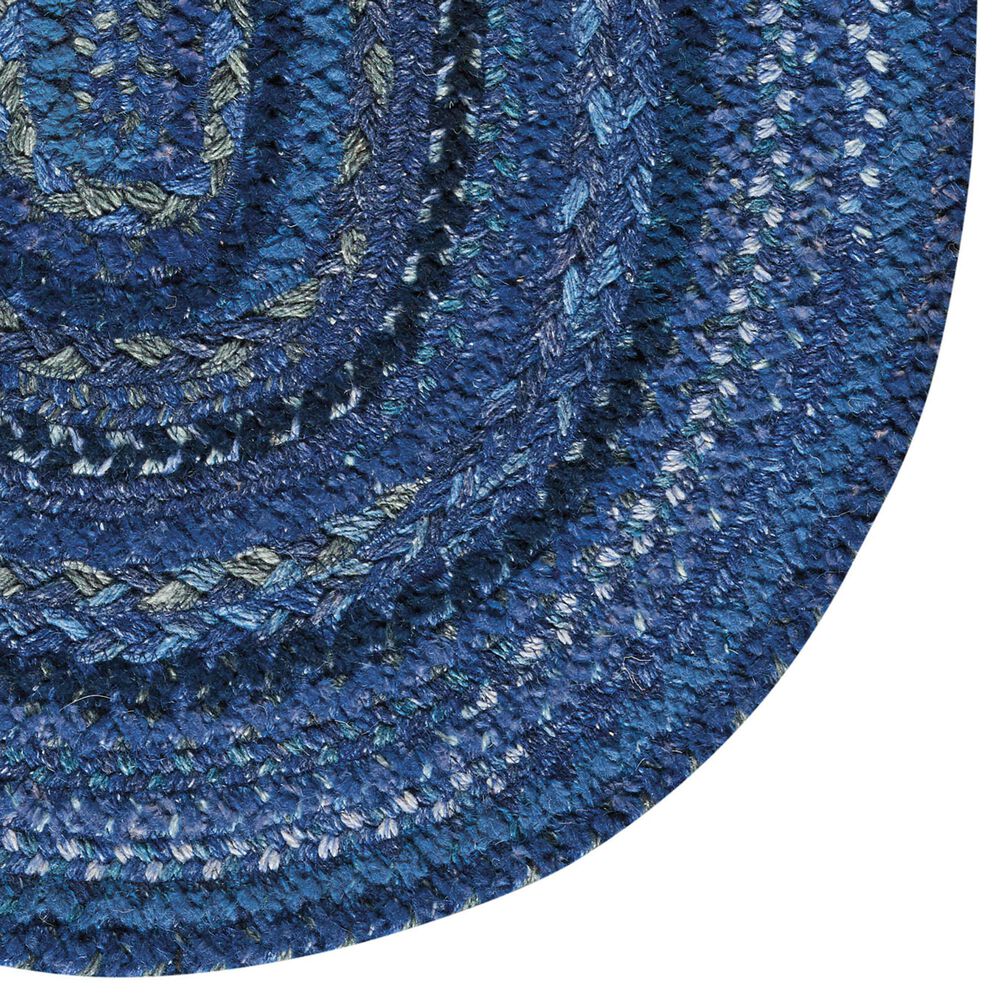 Capel Bayview 0036-470 5&#39; x 8&#39; Oval Twilight Blue Area Rug, , large