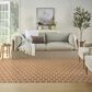 Nourison Twist Reversible 6" x 9" Natural Indoor/Outdoor Area Rug, , large