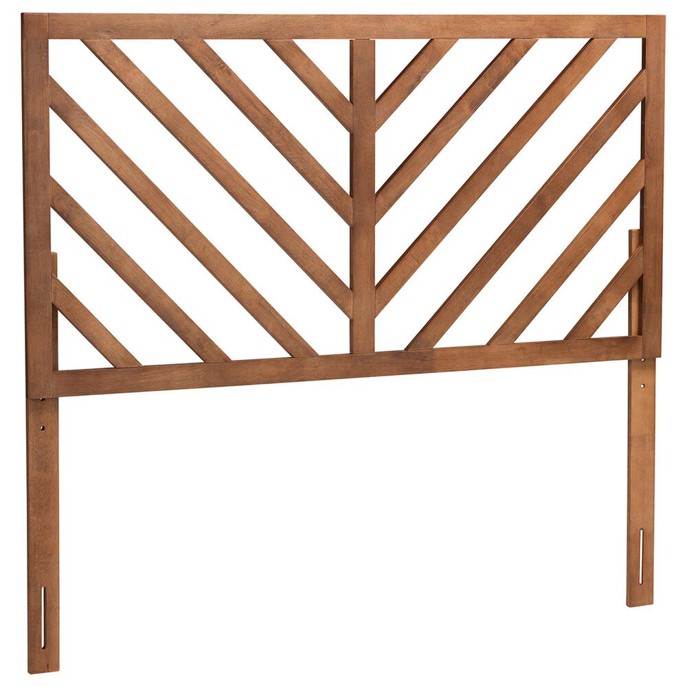 Baxton Studio Belisma King Slat Headboard in Ash Walnut, , large