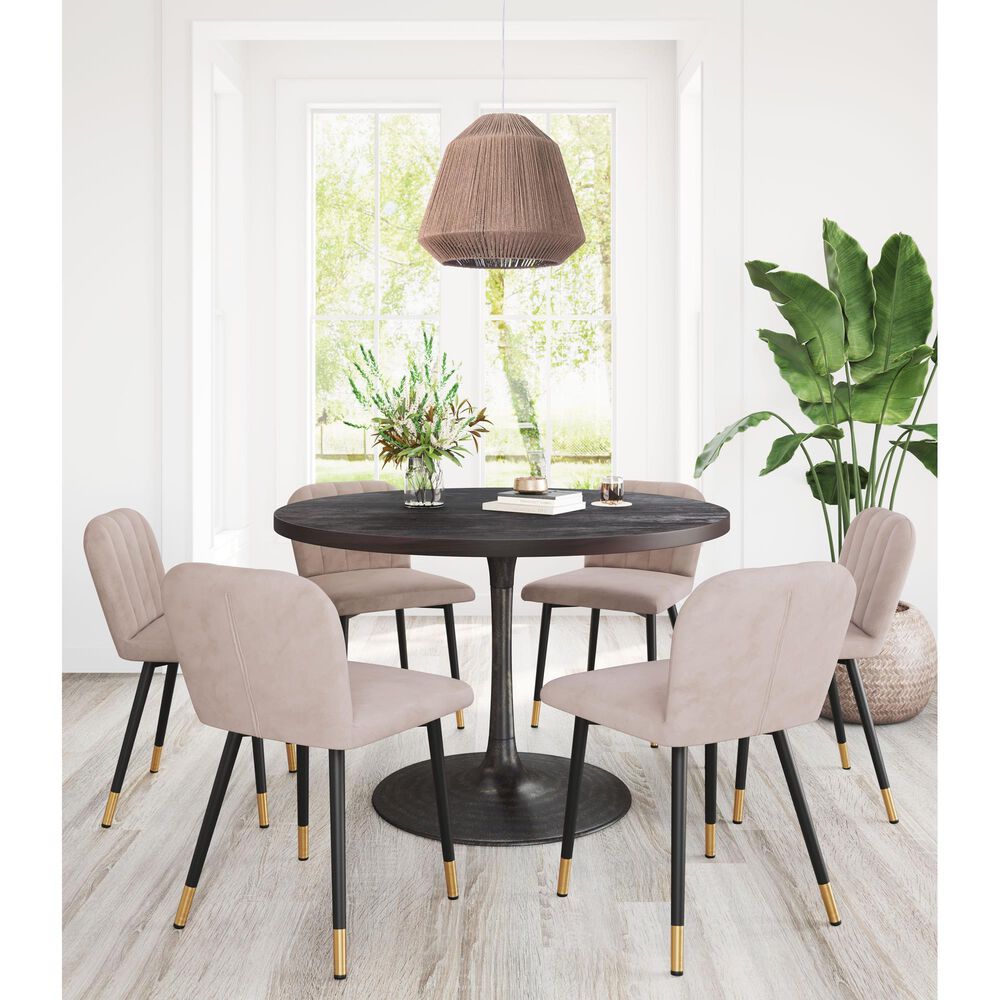 Zuo Modern Impala 56093 Ceiling Lamp in Brown, , large