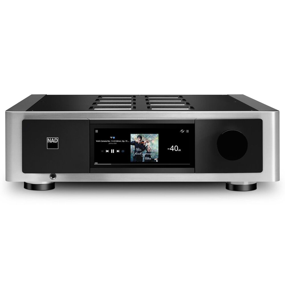 Lenbrook BluOS Streaming DAC-Preamplifier in Black and Silver, , large
