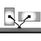 Kanto Dual Monitor Desk Mount for 17" - 35" Displays in Black, , large