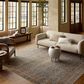 Loloi Heritage 15" Square Blue and Rust Area Rug, , large