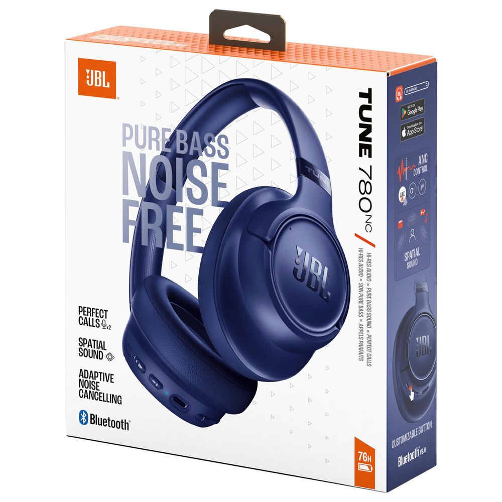 JBL Tune 780NC Wireless Over-Ear Headphones in Blue, , large