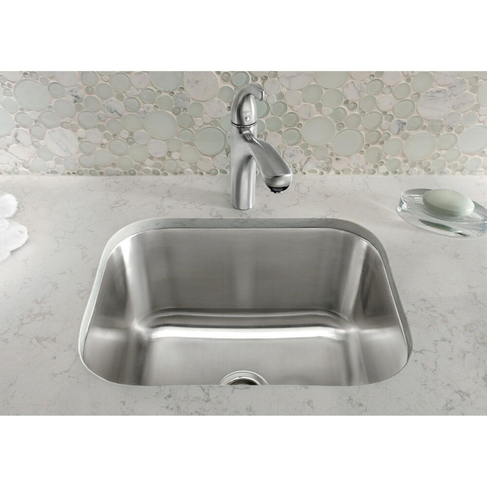 Blanco Stellar 23&quot; Laundry Single Bowl Kitchen Sink in Stainless Steel, , large