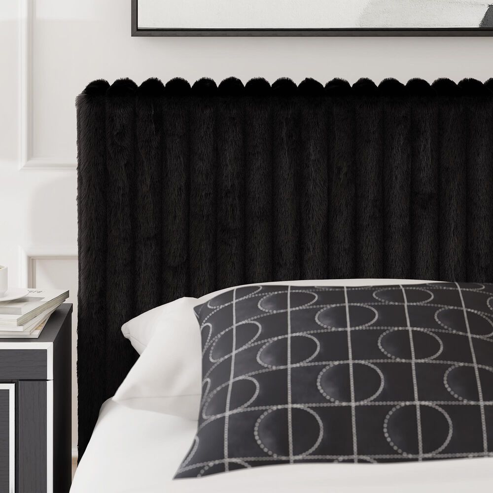 Ashley Zuraleus California King Upholstered Platform Bed in Black, , large