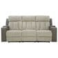 Ashley WhipLash Power Reclining Sofa in Sisal, , large