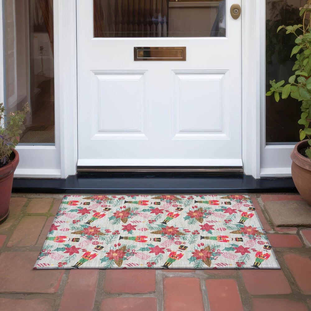 Dalyn Rug Company Wonderland WN30 2&#39;6&quot; x 3&#39;10&quot; Beige Indoor/Outdoor Area Rug, , large
