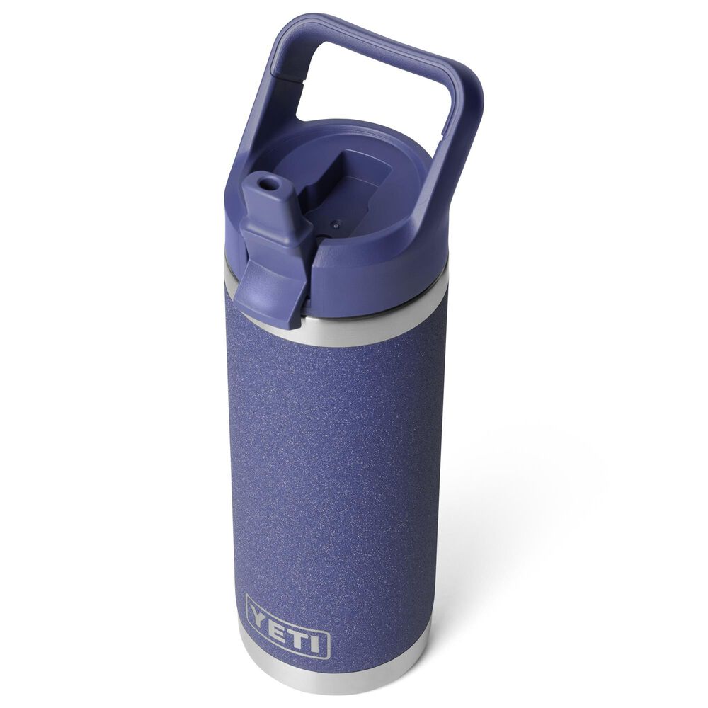 YETI Rambler 18 Oz Water Bottle with Straw Cap in Moon Dust, , large