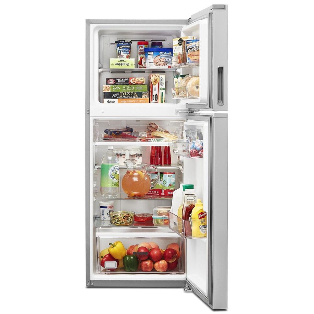 Whirlpool 24&quot; Top Freezer Refrigerator in Fingerprint Resistant Stainless Steel, , large
