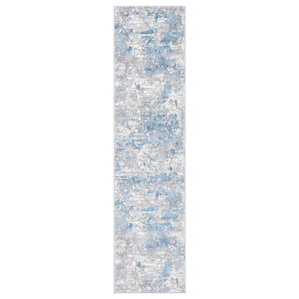 Safavieh Lagoon LGN570M 2" x 8" Ivory and Blue Runner, , large