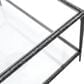 Furniture of America Lalia End Table with Tempered Glass Top and Open Storage Shelf in Gun Metal, , large