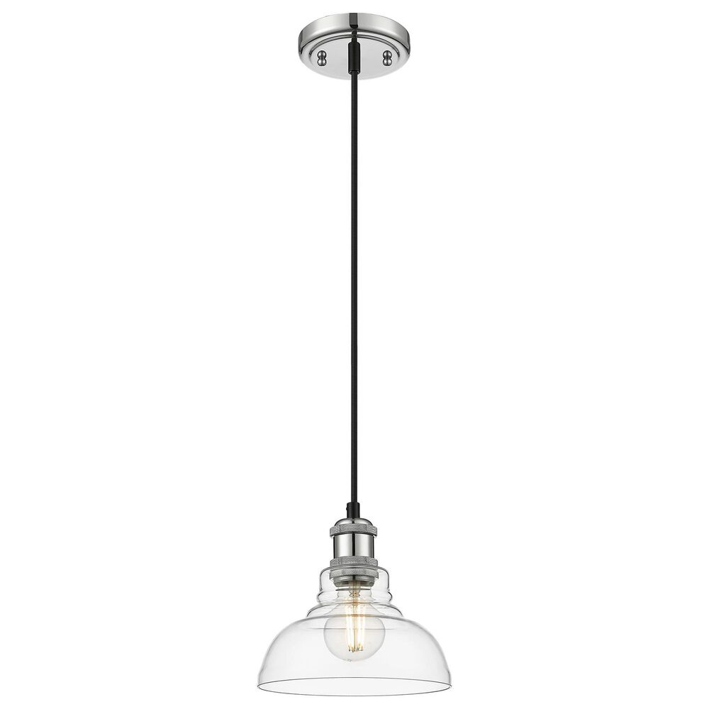 Golden Lighting Carver 1-Light Pendant in Chrome, , large