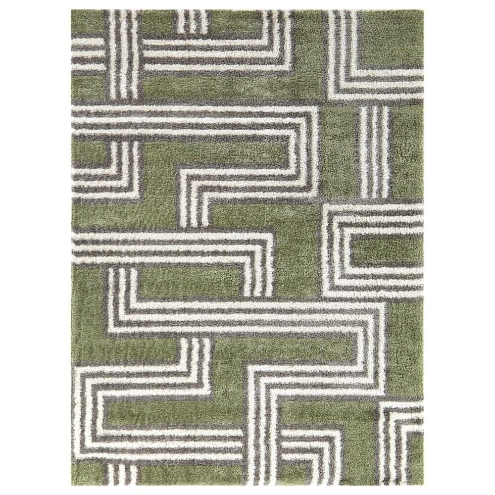 Balta Rugs Breyton 5"3" x 7" Green Area Rug, , large