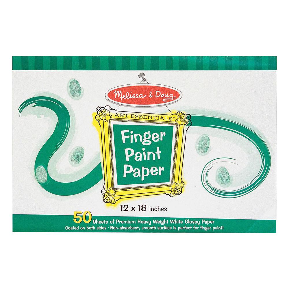 Melissa & Doug Finger Paint Paper Pad in White, , large
