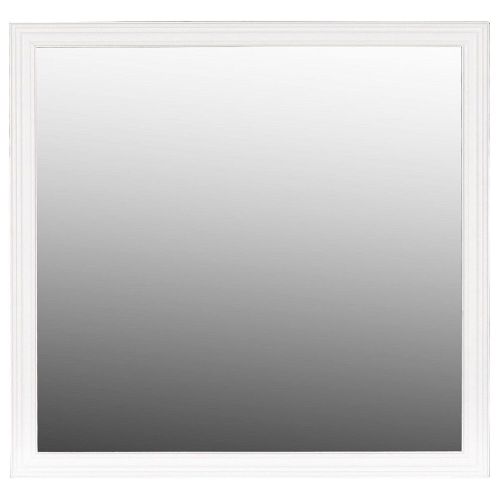 New Heritage Design Tamarack Dresser Mirror in White, , large
