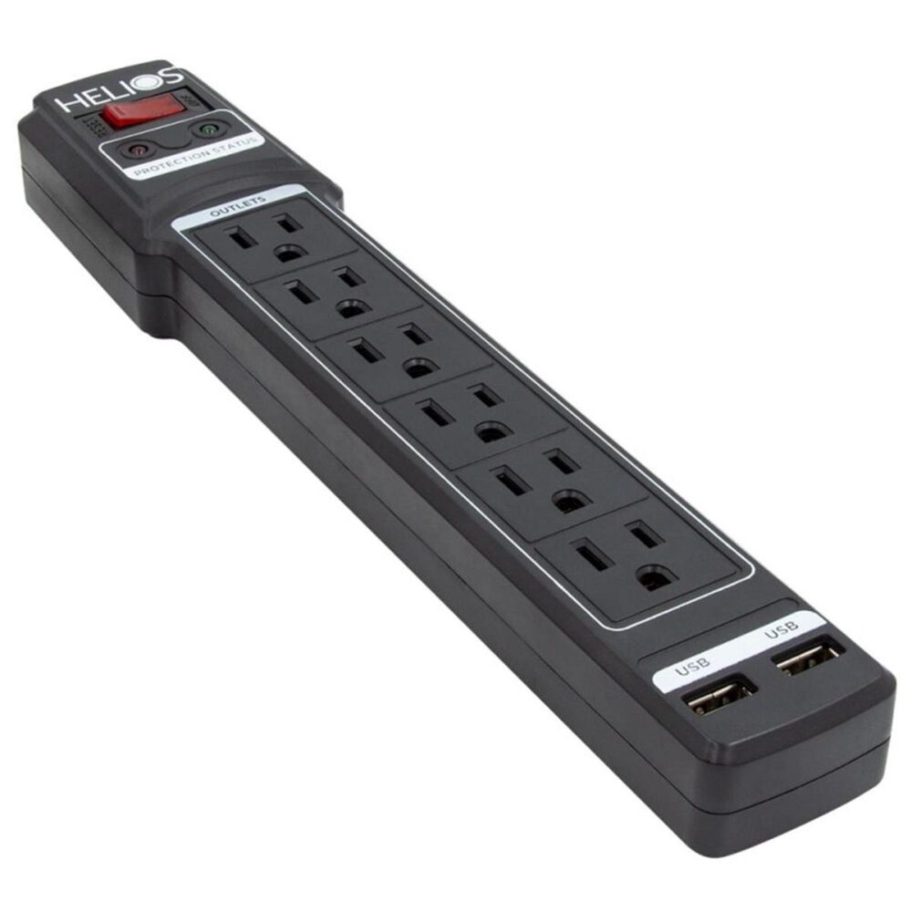 Helios Helios 6 Outlet Surge Protector, , large