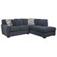 Jonathan Louis Artemis 2-Piece Right Facing Stationary Sectional with Chaise in Adelaide Jeans, , large