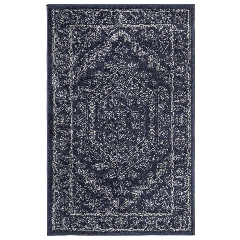 Safavieh Adirondack ADR108N 3" x 5" Navy and Ivory Area Rug, , large