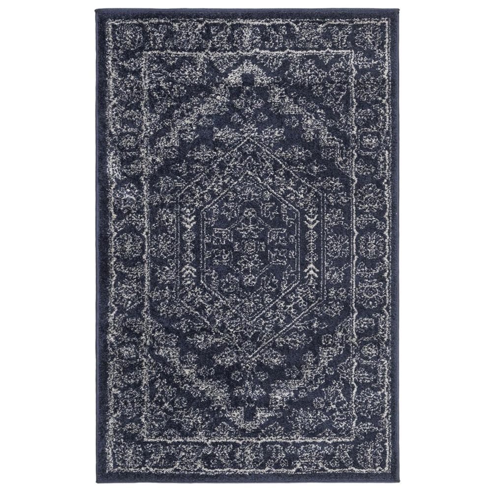 Safavieh Adirondack ADR108N 3" x 5" Navy and Ivory Area Rug, , large