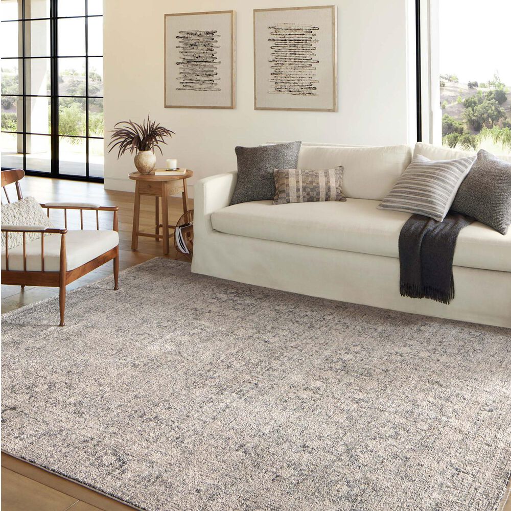 Amber Lewis x Loloi Alie 11&#39;6&quot; x 15&#39;7&quot; Stone and Mist Area Rug, , large