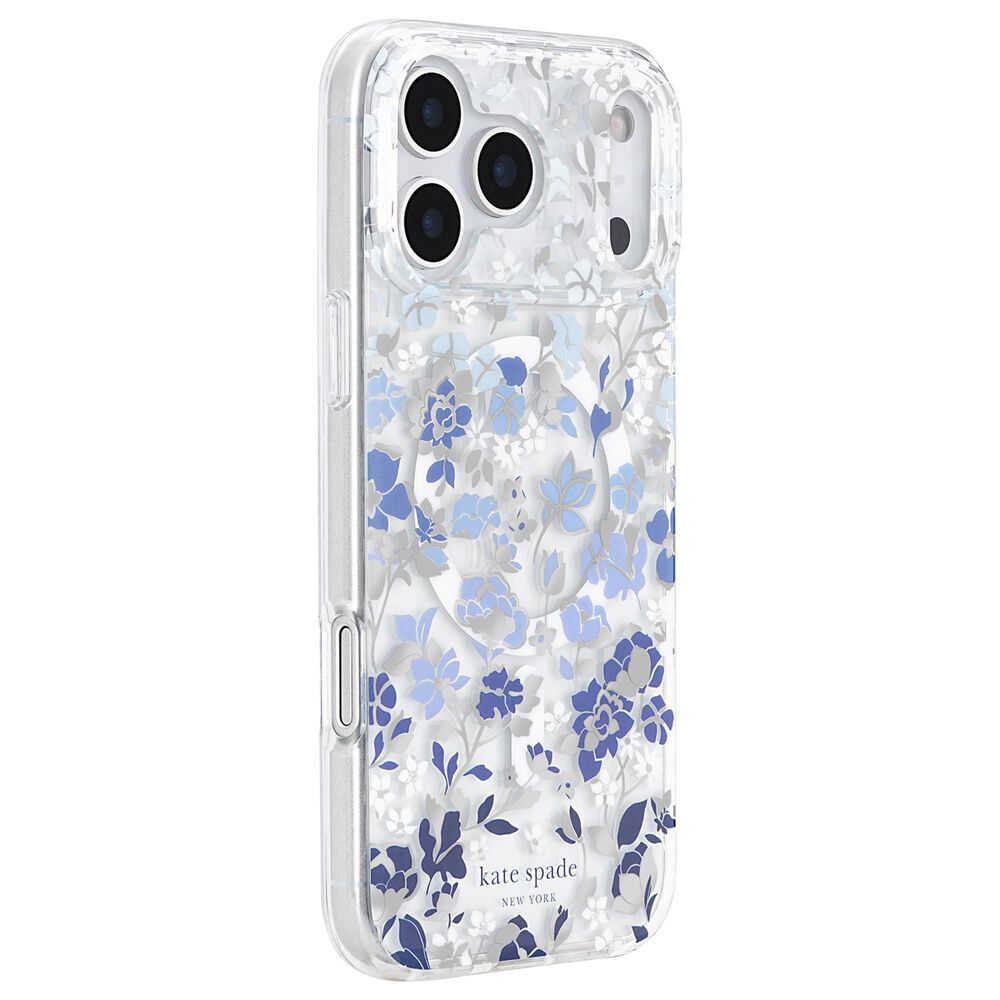Kate Spade Protective MagSafe Case for iPhone 17 Pro Max in Flowerbed Blue, , large