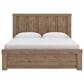 Ashley Oliandon 3 Piece King Bedroom Set in Light Brown with Panel Bed, Dresser and Nightstand, , large