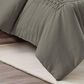 Triangle Home Fashions Arora Pleat 3-Piece Queen Comforter Set in Dark Gray, , large