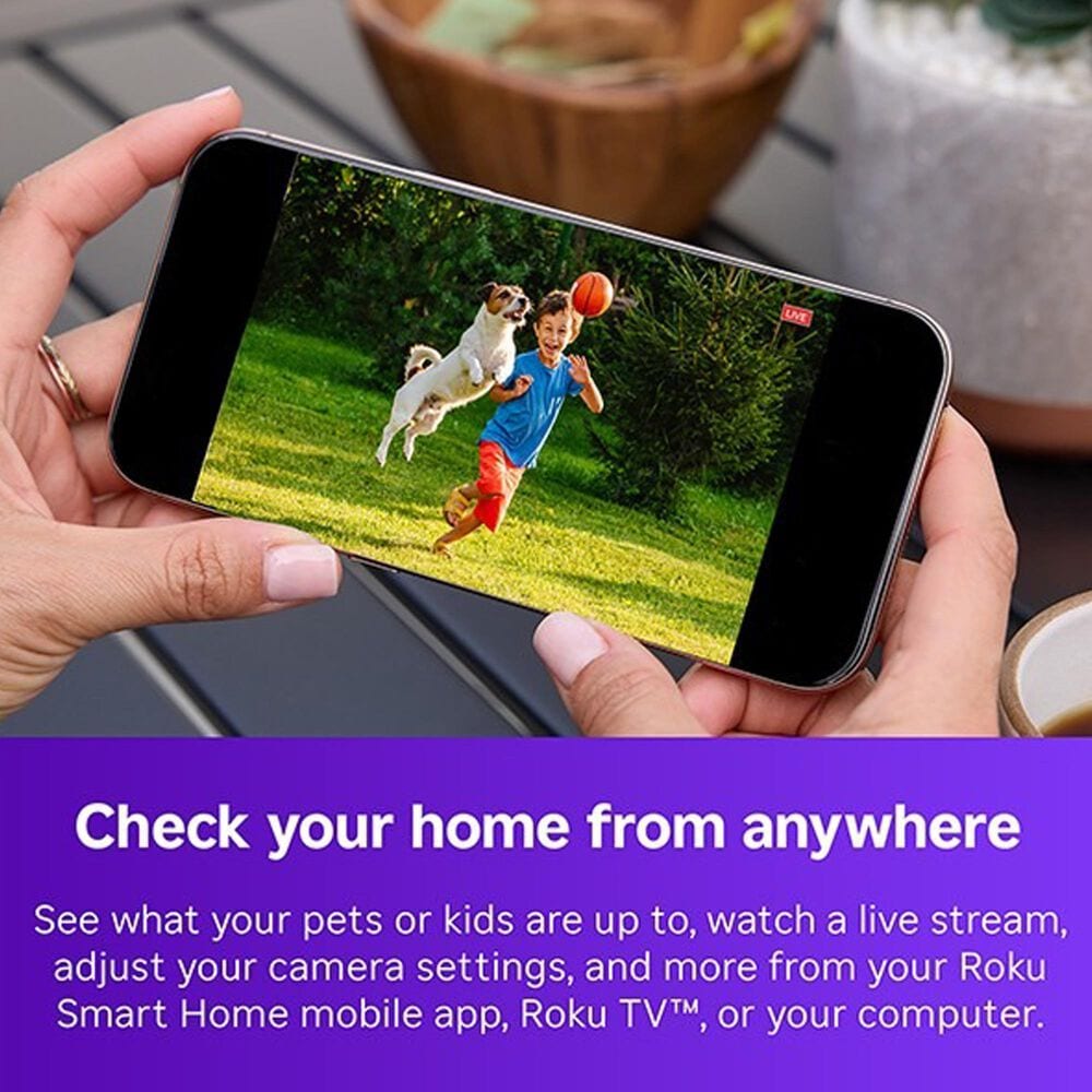 Roku Battery Camera Plus for Home Monitoring in White, , large
