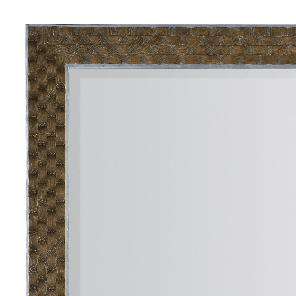 Hooker Furniture Sundance Floor Mirror in Dark Brown and Silver, , large