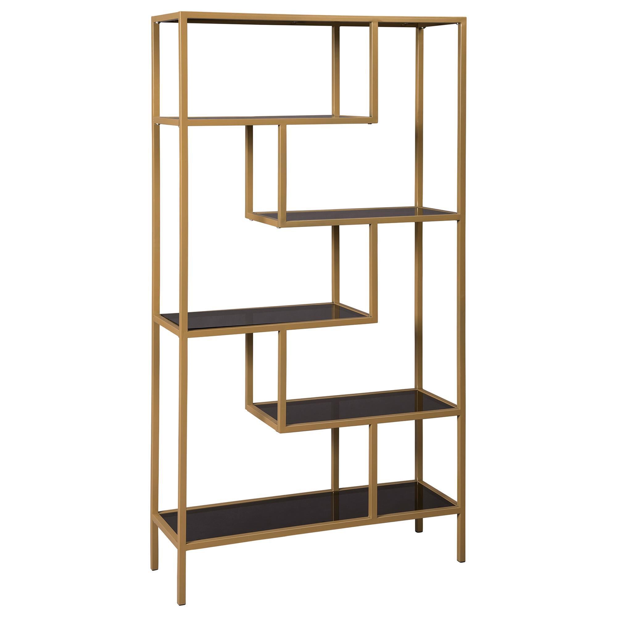 Signature Design by Ashley Frankwell Wall Unit in Gold and Gray