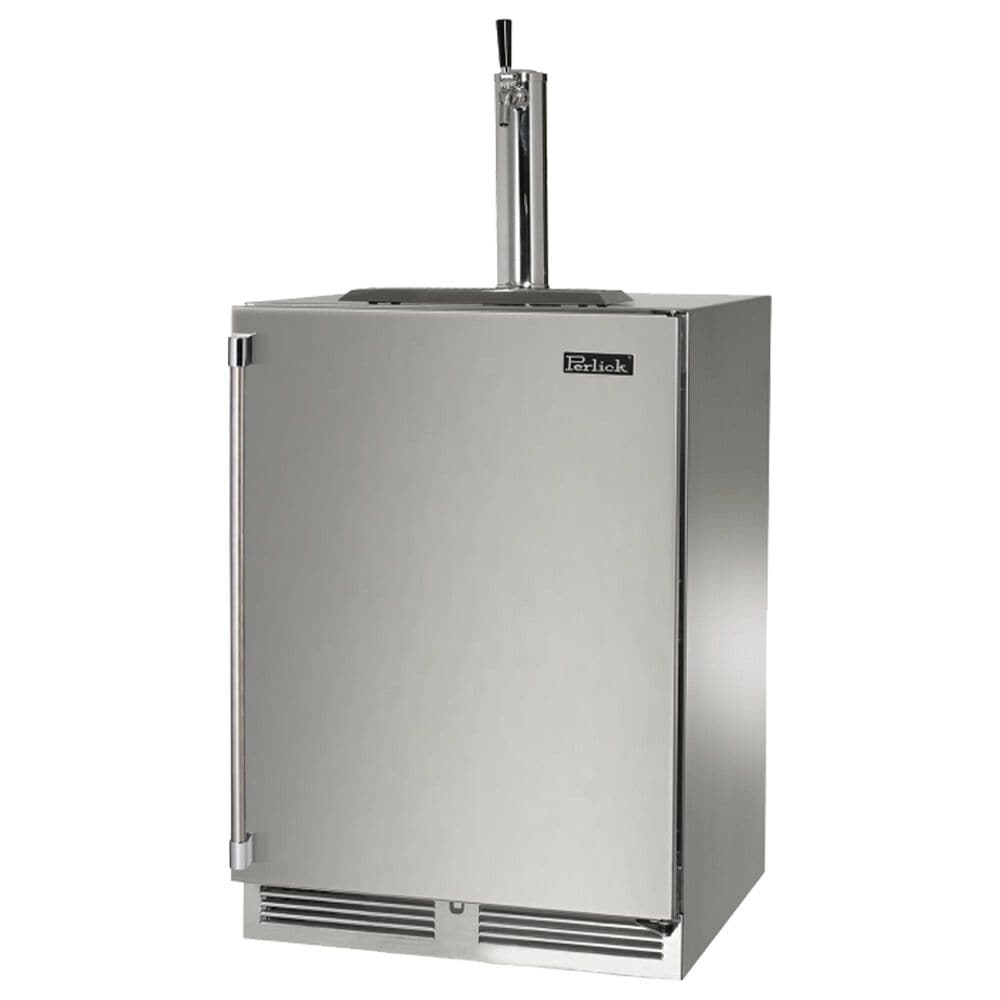 Perlick 5.2 Cu. Ft. Indoor Signature Series Beverage Dispenser with Right Hinge and Single Tap in Panel Ready, , large