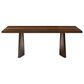 GREENING TON Torrey and Torino 7-Piece Rectangular Dining Set in Black Walnut, , large