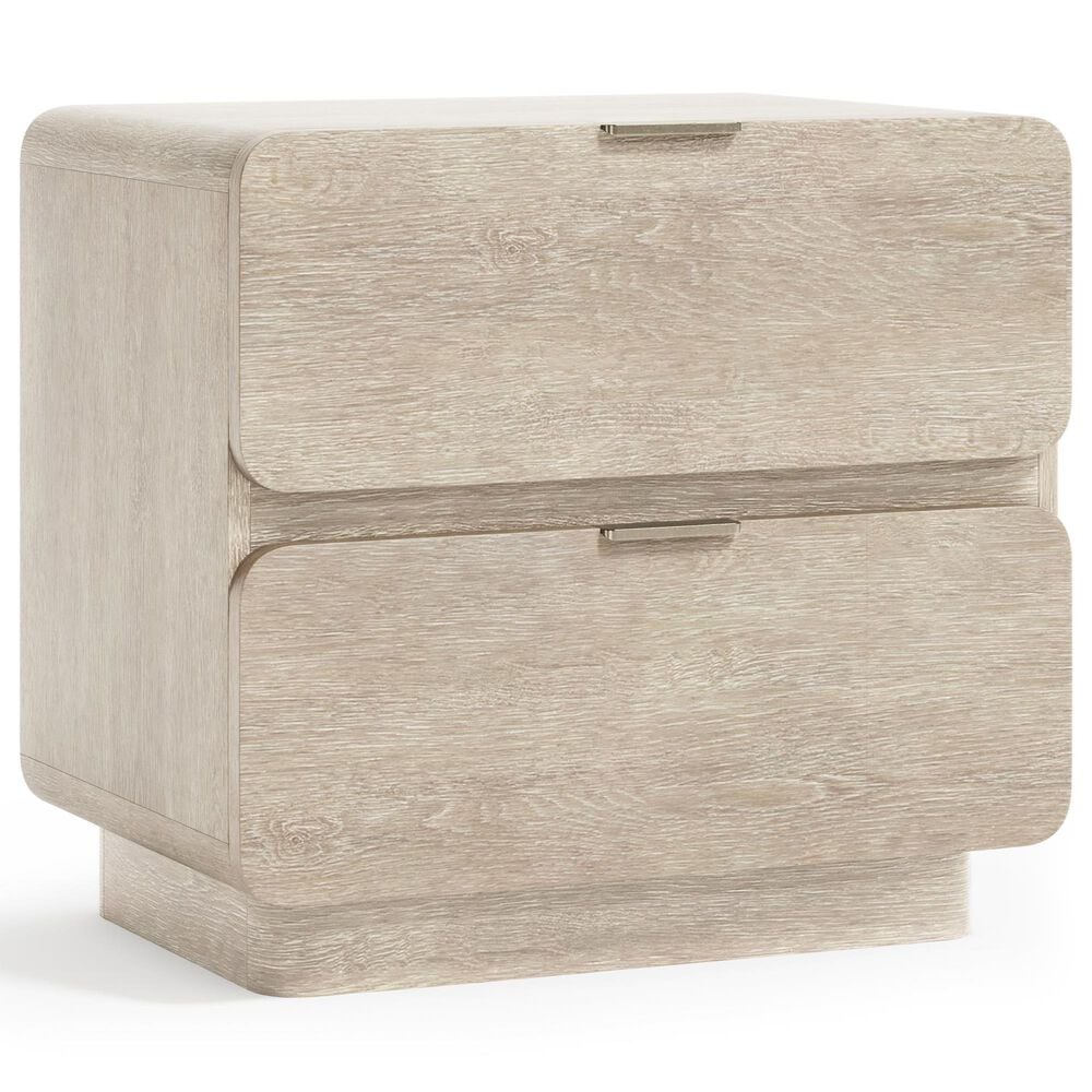 Bernhardt Antibes 2-Drawer Nightstand in Roz with USB Ports and AC Adapter, , large