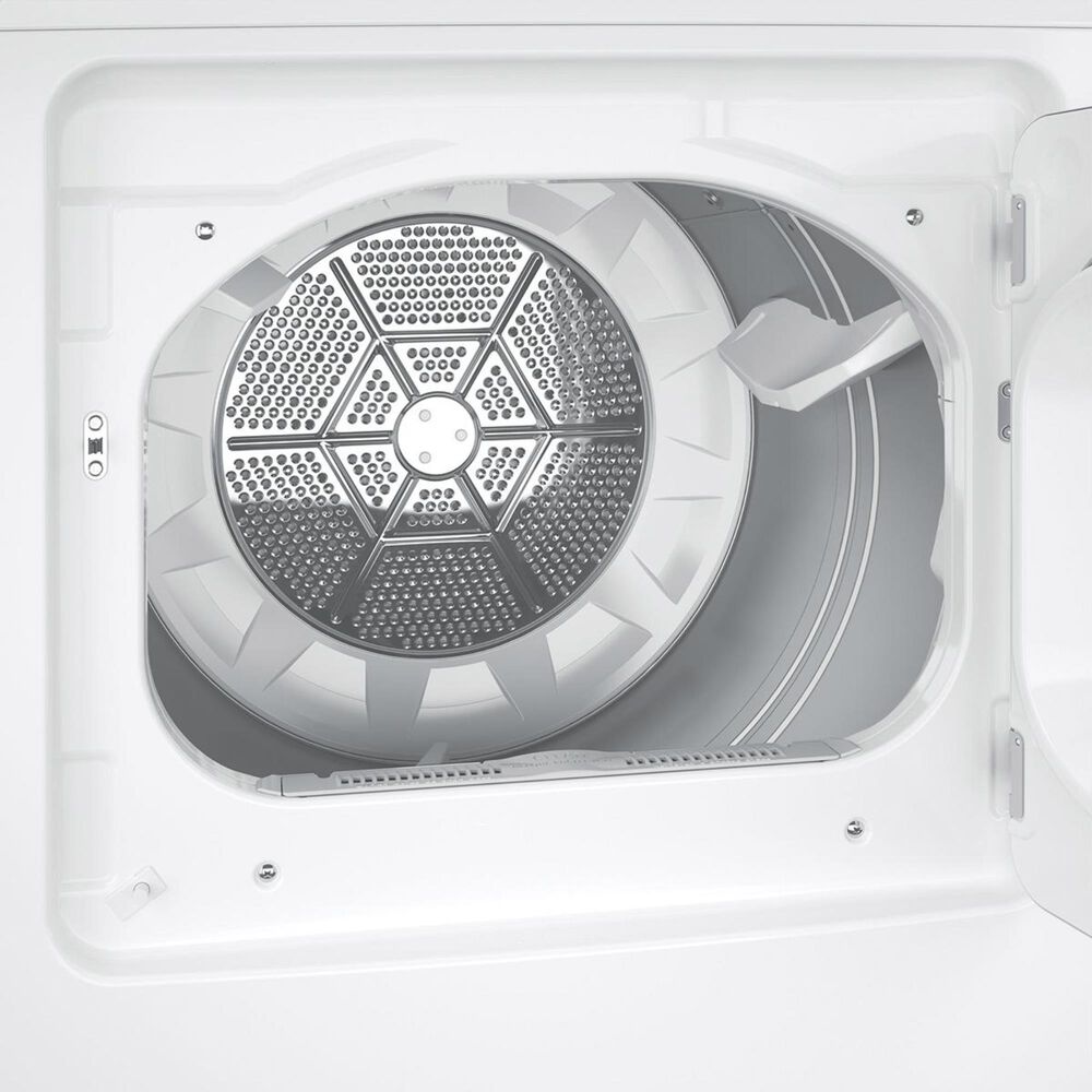 GE Appliances 6.2 Cu. Ft. Electric Dryer in White, , large