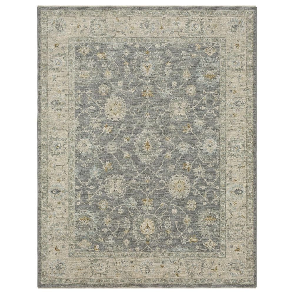 Karastan Adalia 7"8" x 10"3" Dark Gray Area Rug, , large