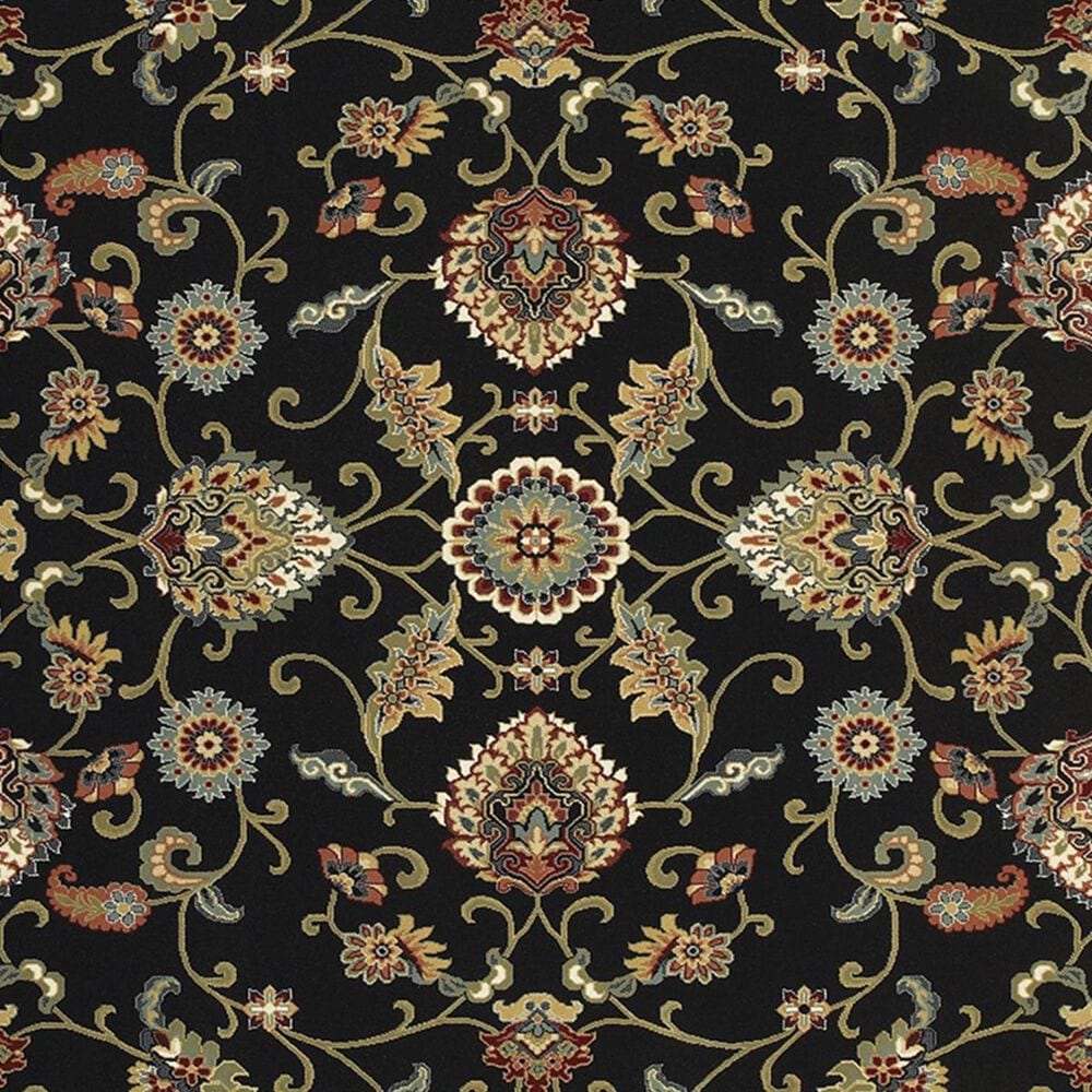 Oriental Weavers Kashan 9946K 3&#39;10&quot; x 5&#39;5&quot; Black Area Rug, , large