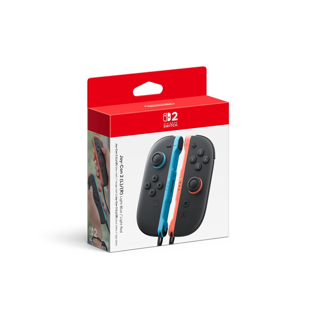 Nintendo Switch 2 Joy-Con 2 (L)/(R) Light Blue/Light Red - Releases 6/5/2025, , large