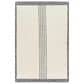 Surya Brook Solid 9" x 12" Black and Butter Area Rug, , large