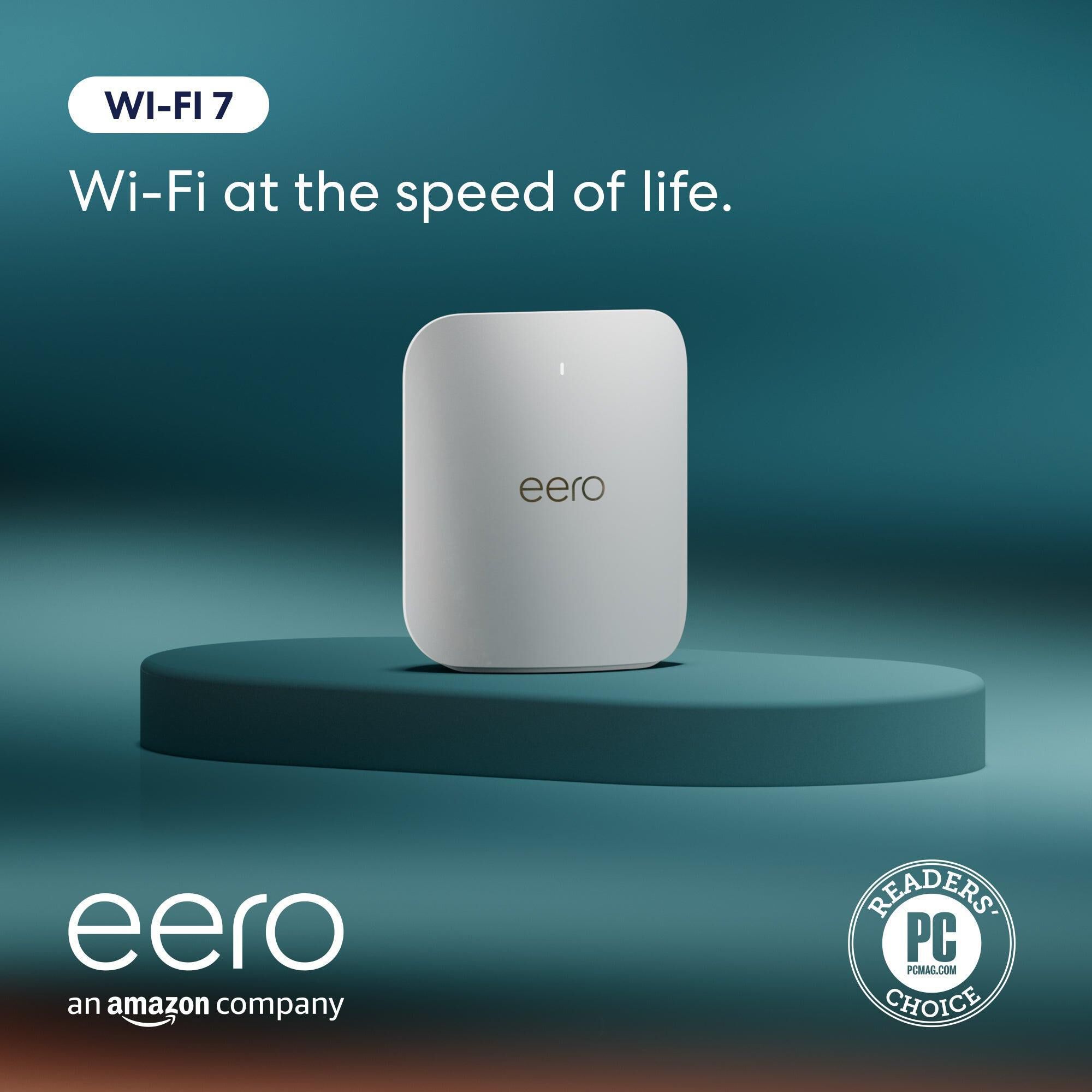 eero Pro 7 Tri-Band Mesh Wi-Fi 7 Router in White (1-Pack)