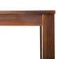 Hearth and Haven 3-Piece Outdoor Courtyard Table and Bench Set in Dark Brown, , large